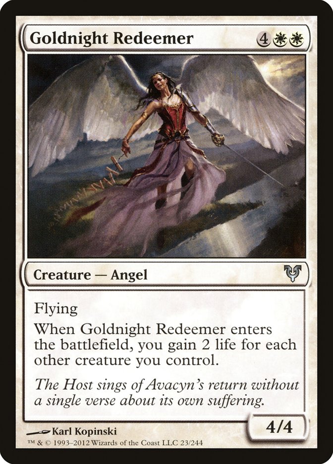 Goldnight Redeemer [Avacyn Restored] Magic: The Gathering