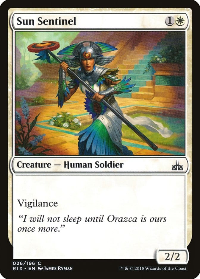 Sun Sentinel [Rivals of Ixalan] Magic: The Gathering