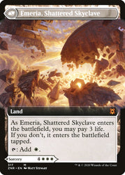 Emeria's Call // Emeria, Shattered Skyclave (Extended Art) [Zendikar Rising] Magic: The Gathering