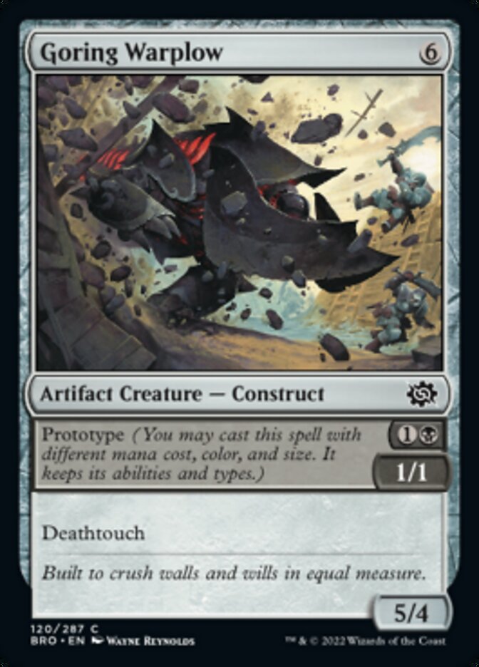 Goring Warplow [The Brothers' War] Magic: The Gathering