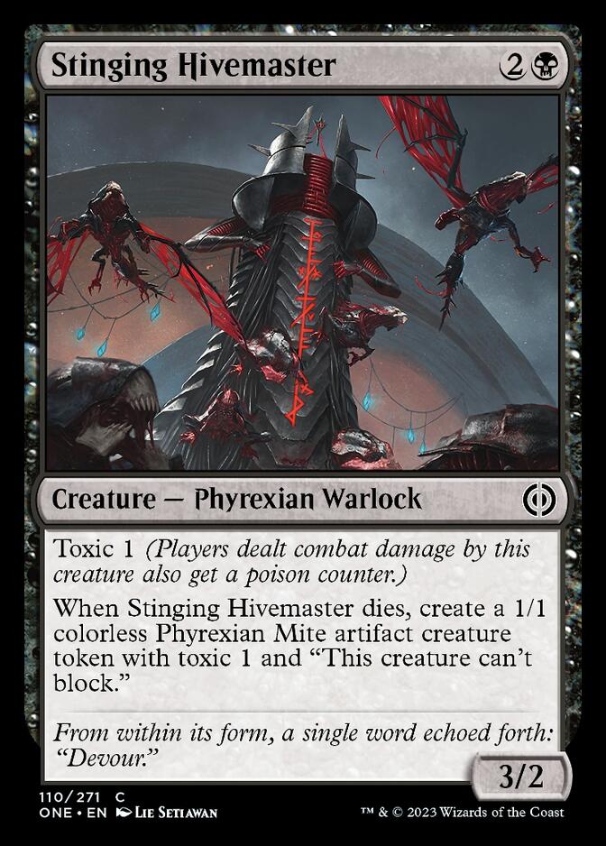 Stinging Hivemaster [Phyrexia: All Will Be One] Magic: The Gathering