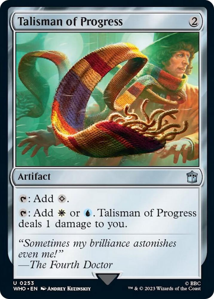 Talisman of Progress [Doctor Who] Magic: The Gathering