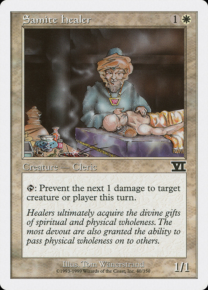 Samite Healer [Classic Sixth Edition] Magic: The Gathering