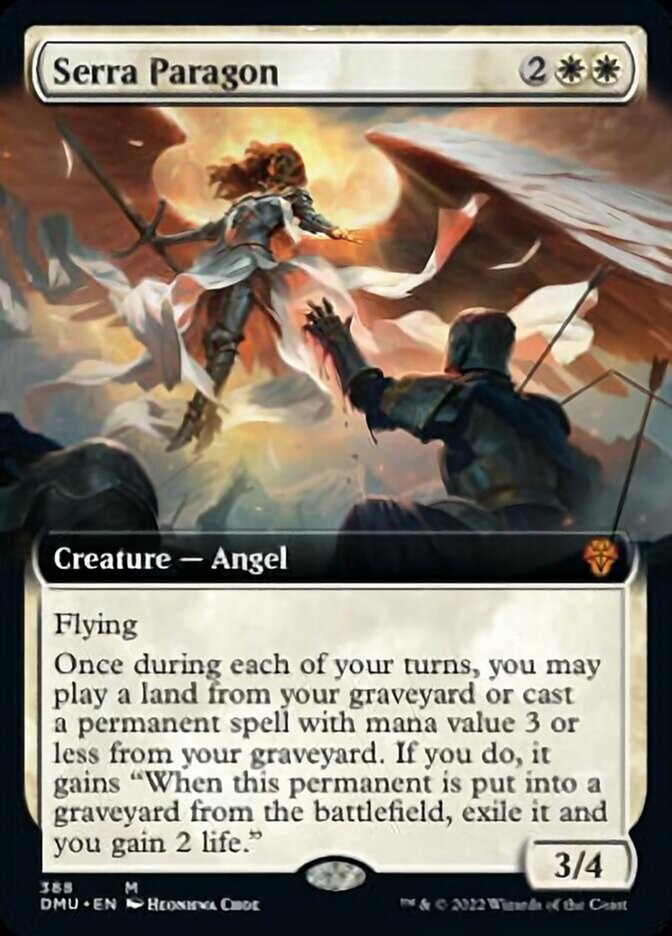 Serra Paragon (Extended Art) [Dominaria United] Magic: The Gathering
