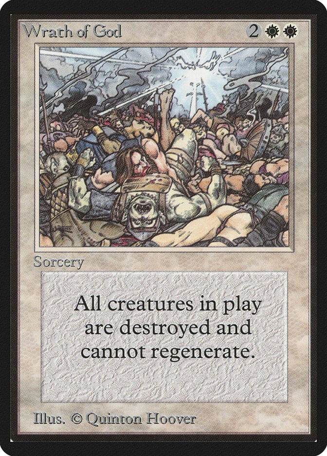 Wrath of God [Beta Edition] Magic: The Gathering