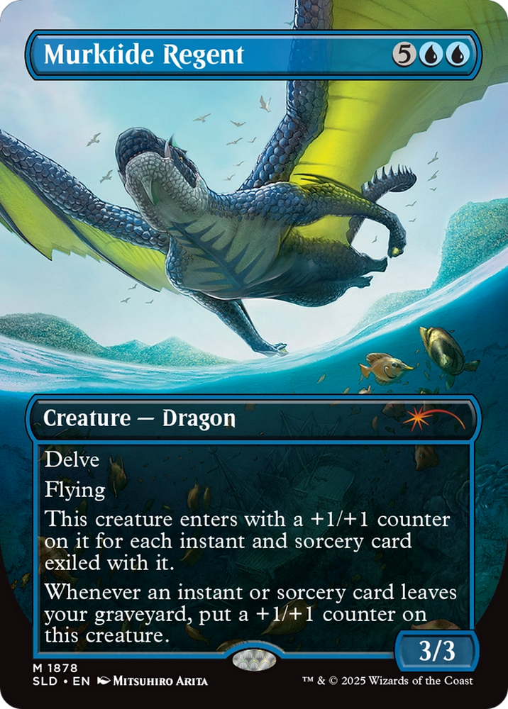 Murktide Regent (Rainbow Foil) [Secret Lair Drop Series] Magic: The Gathering