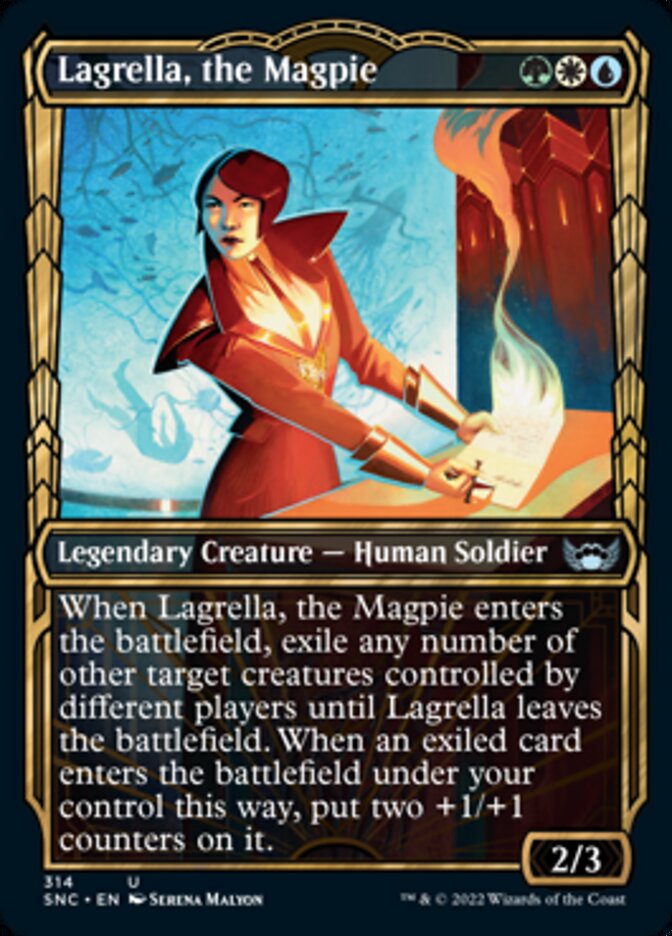 Lagrella, the Magpie (Showcase Golden Age) [Streets of New Capenna] Magic: The Gathering
