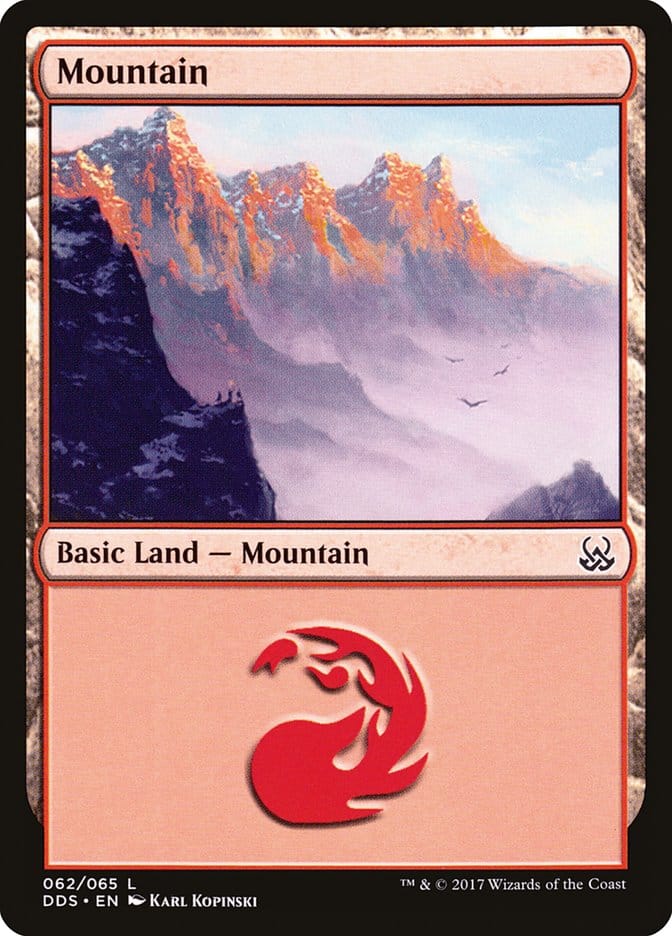 Mountain (62) [Duel Decks: Mind vs. Might] Magic: The Gathering