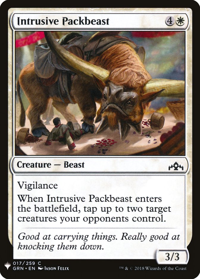 Intrusive Packbeast [Mystery Booster] Magic: The Gathering