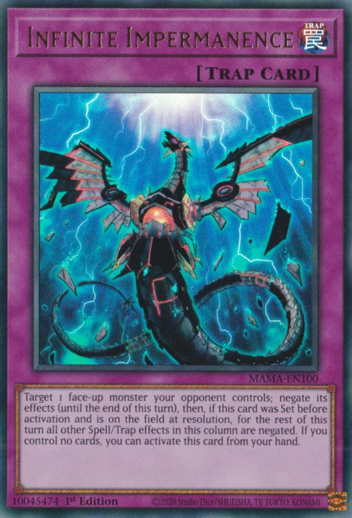 Infinite Impermanence [MAMA-EN100] Ultra Rare - Yugioh Cards For Your TCG Needs