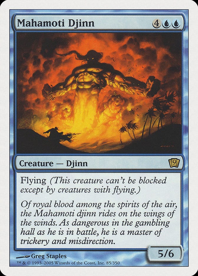 Mahamoti Djinn [Ninth Edition] Magic: The Gathering