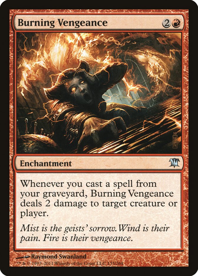 Burning Vengeance [Innistrad] Magic: The Gathering