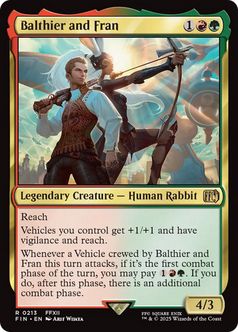 Balthier and Fran [FINAL FANTASY] Magic: The Gathering