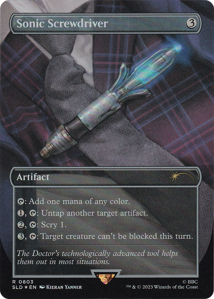 Sonic Screwdriver [Secret Lair Drop Series] Magic: The Gathering