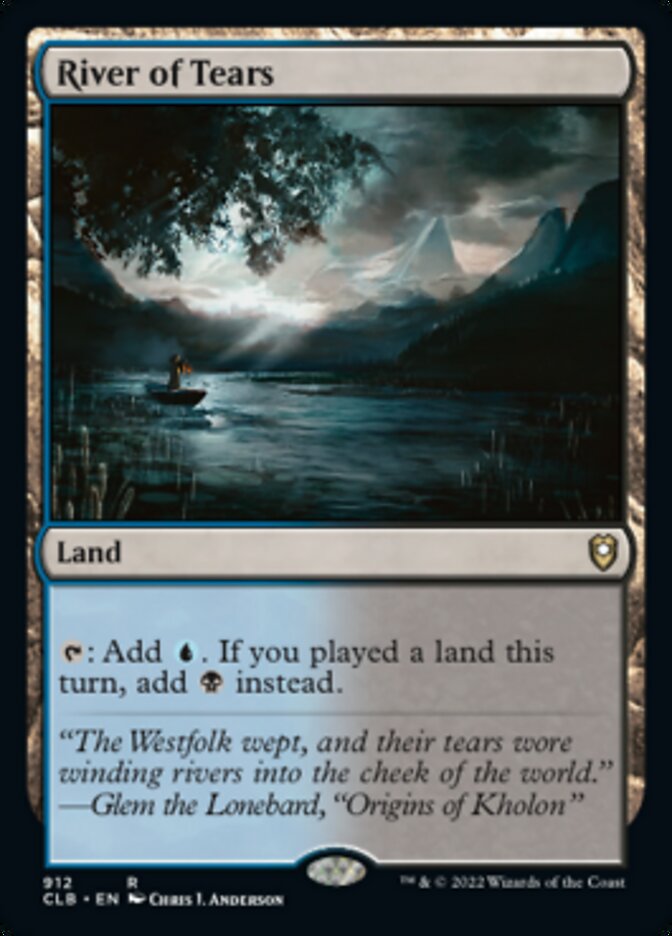 River of Tears [Commander Legends: Battle for Baldur's Gate] Magic: The Gathering