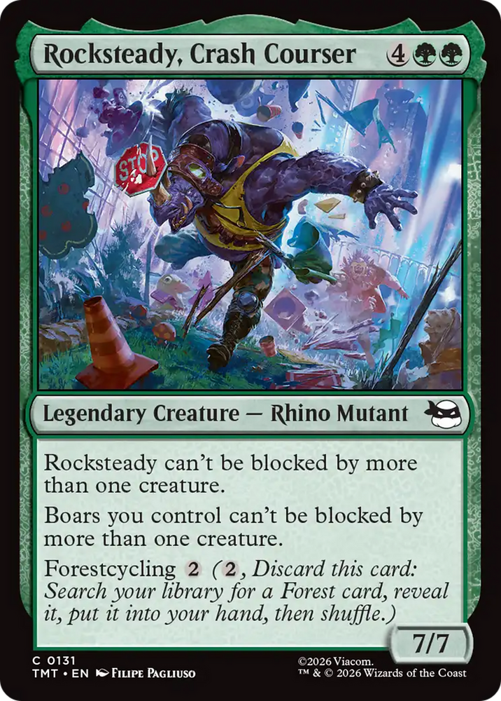 Rocksteady, Crash Courser [Teenage Mutant Ninja Turtles] Magic: The Gathering