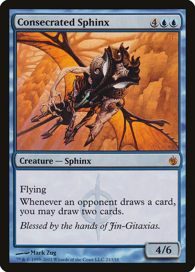 Consecrated Sphinx [Mirrodin Besieged] Magic: The Gathering