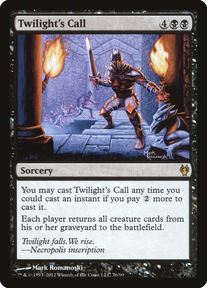 Twilight's Call [Duel Decks: Izzet vs. Golgari] Magic: The Gathering