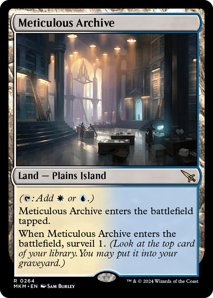 Meticulous Archive [Murders at Karlov Manor] Magic: The Gathering