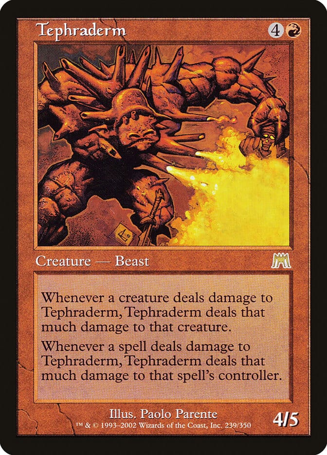 Tephraderm [Onslaught] Magic: The Gathering