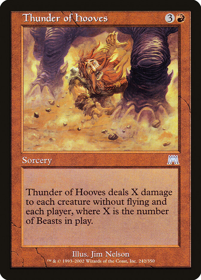 Thunder of Hooves [Onslaught] Magic: The Gathering