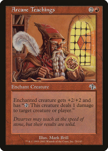 Arcane Teachings [Judgment] Magic: The Gathering