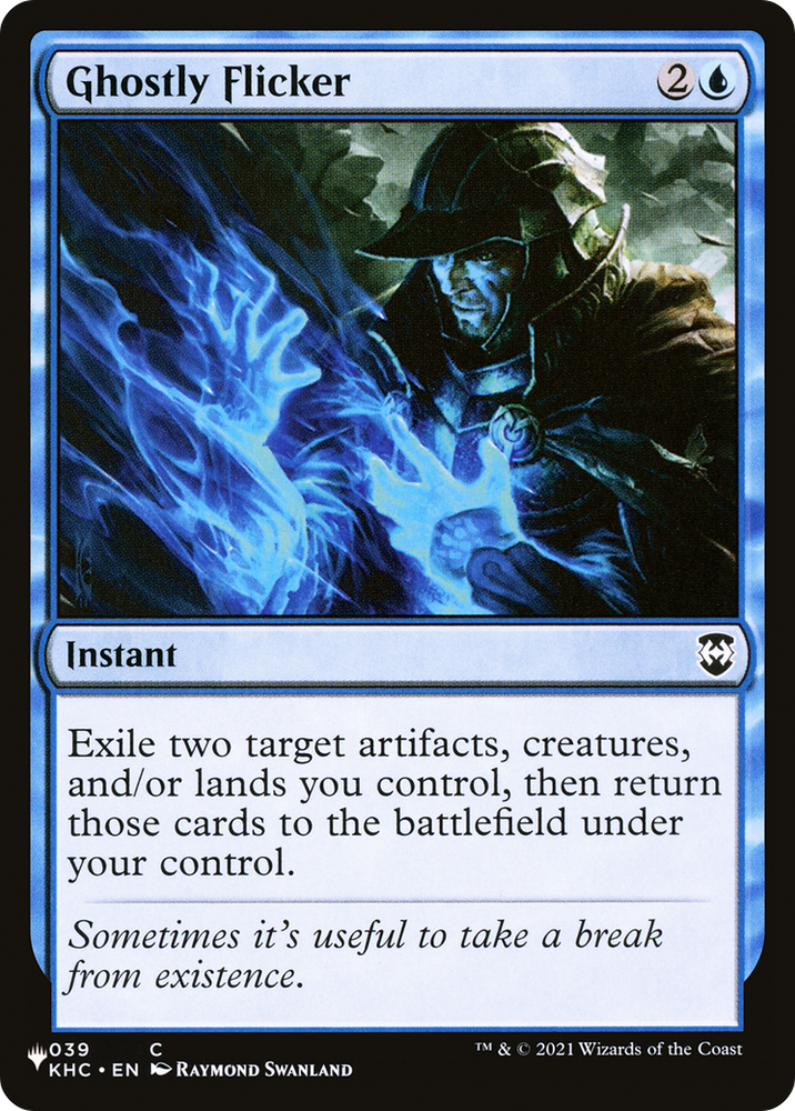 Ghostly Flicker [The List] Magic: The Gathering