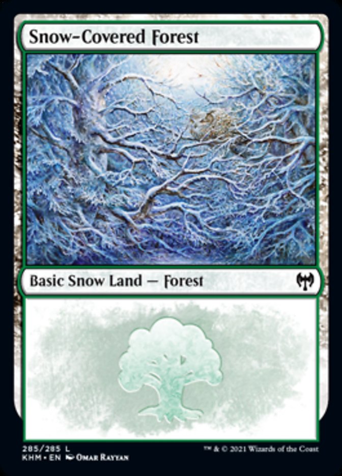 Snow-Covered Forest (285) [Kaldheim] Magic: The Gathering