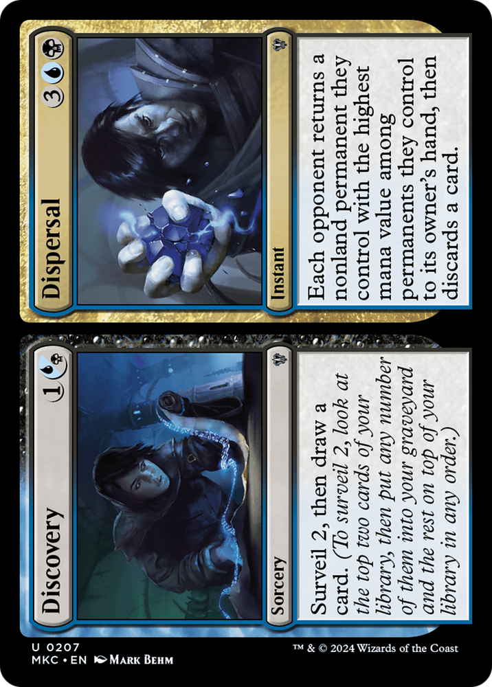 Discovery // Dispersal [Murders at Karlov Manor Commander] Magic: The Gathering
