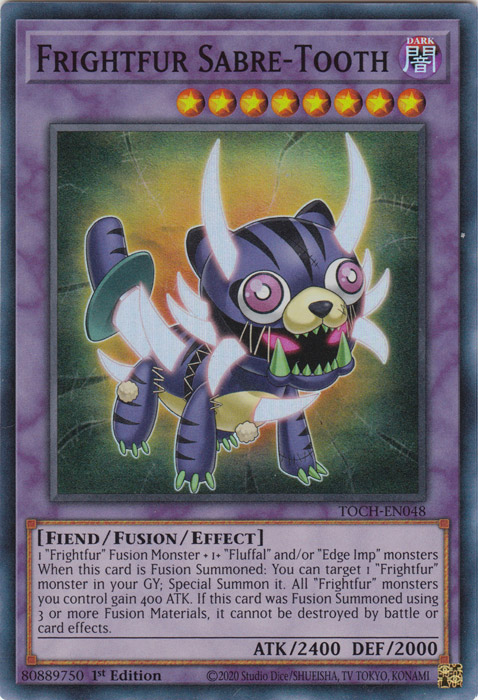 Frightfur Sabre-Tooth [TOCH-EN048] Super Rare - Yugioh Cards For Your TCG Needs!