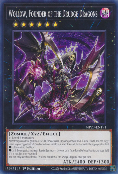 Wollow, Founder of the Drudge Dragons [MP23-EN191] Common - Yugioh Cards For Your TCG Needs!
