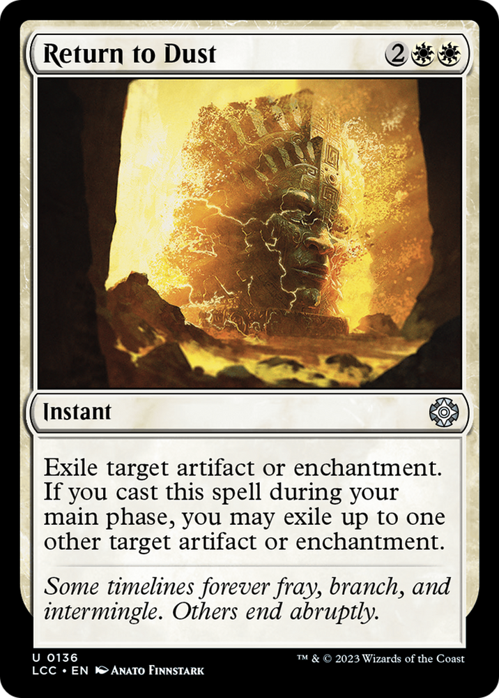 Return to Dust [The Lost Caverns of Ixalan Commander] Magic: The Gathering