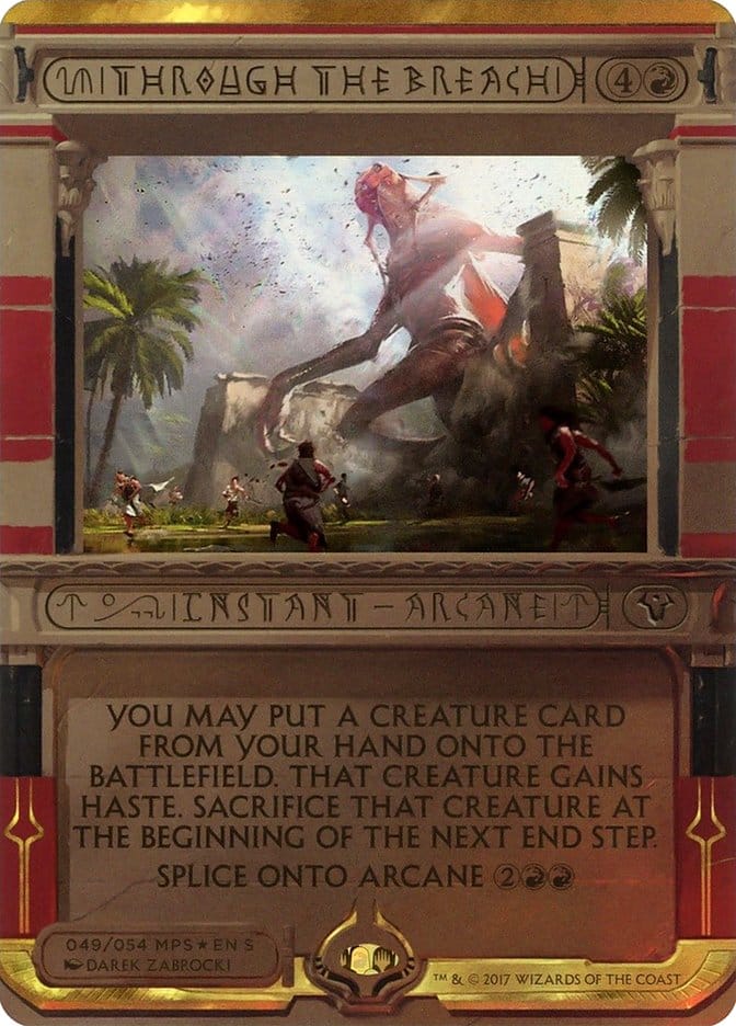 Through the Breach (Invocation) [Amonkhet Invocations] Magic: The Gathering