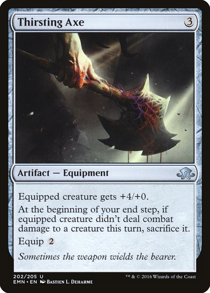 Thirsting Axe [Eldritch Moon] Magic: The Gathering