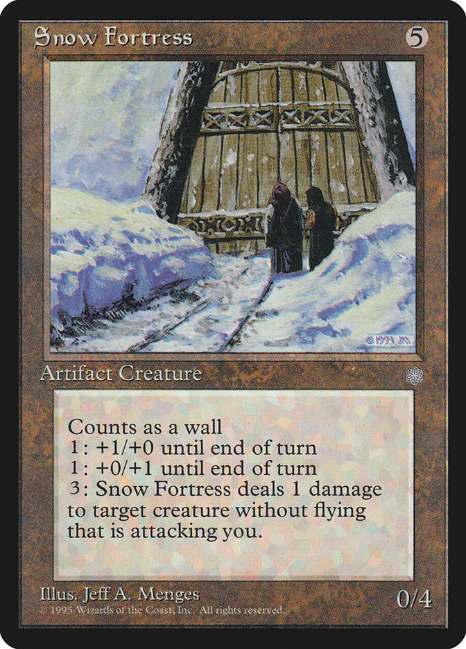 Snow Fortress [Ice Age] Magic: The Gathering