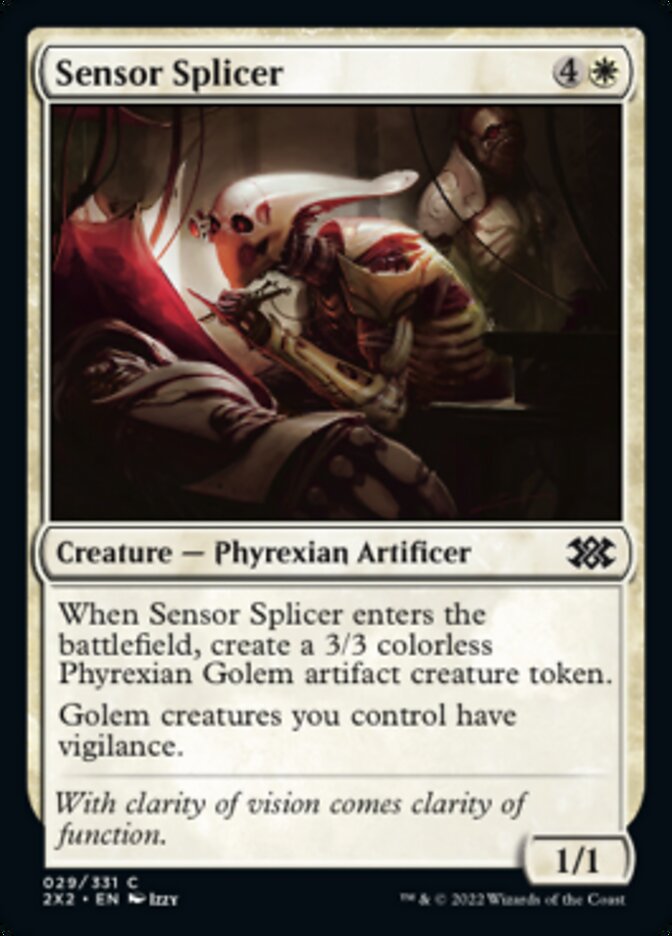 Sensor Splicer [Double Masters 2022] Magic: The Gathering