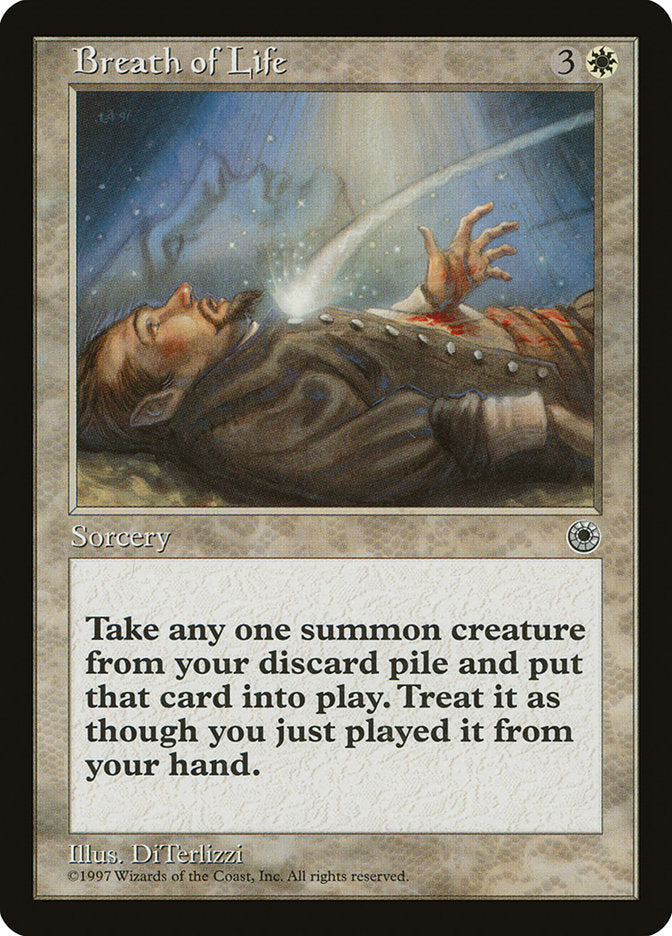 Breath of Life [Portal] Magic: The Gathering