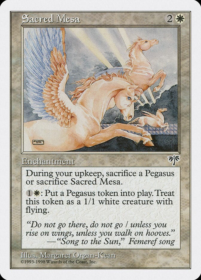 Sacred Mesa [Anthologies] Magic: The Gathering