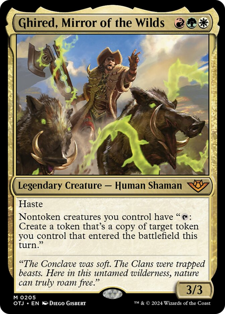 Ghired, Mirror of the Wilds [Outlaws of Thunder Junction] Magic: The Gathering