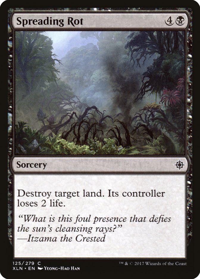 Spreading Rot [Ixalan] Magic: The Gathering
