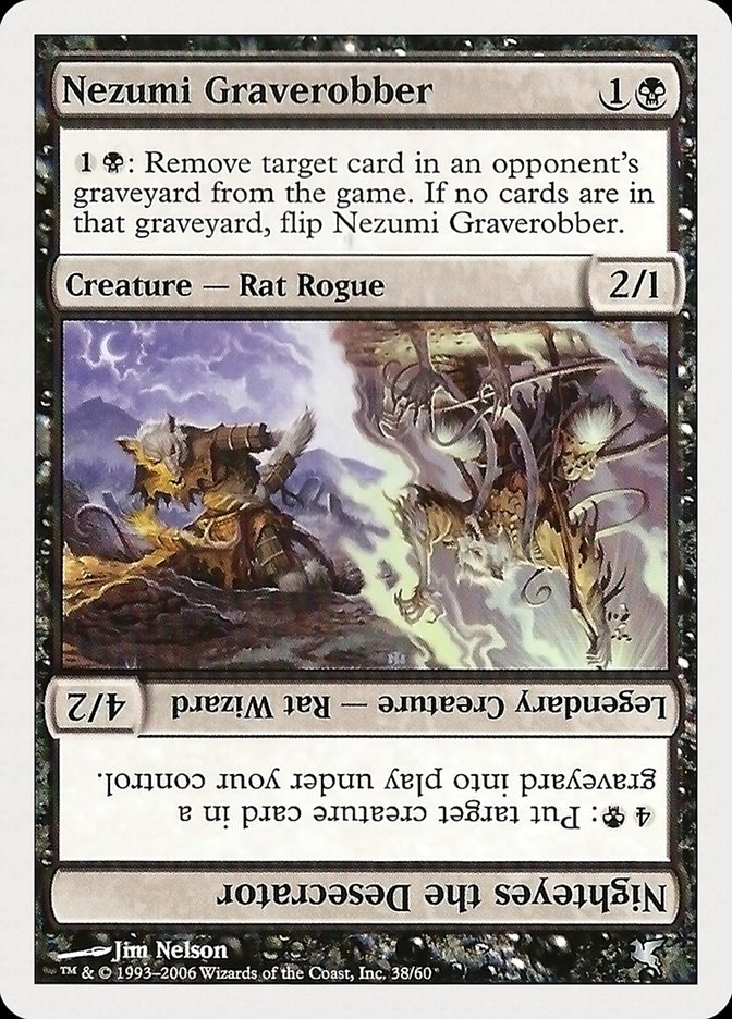 Nezumi Graverobber // Nighteyes the Desecrator (38) [Hachette UK] Magic: The Gathering