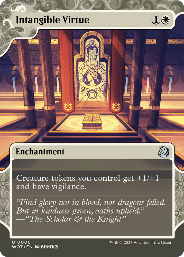 Intangible Virtue [Wilds of Eldraine: Enchanting Tales] Magic: The Gathering