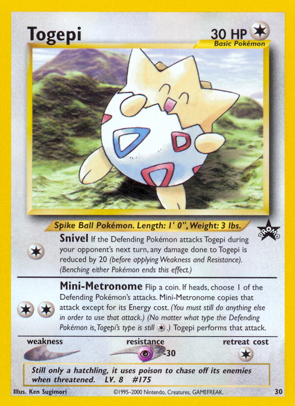 Togepi (30) [Wizards of the Coast: Black Star Promos] Pokémon