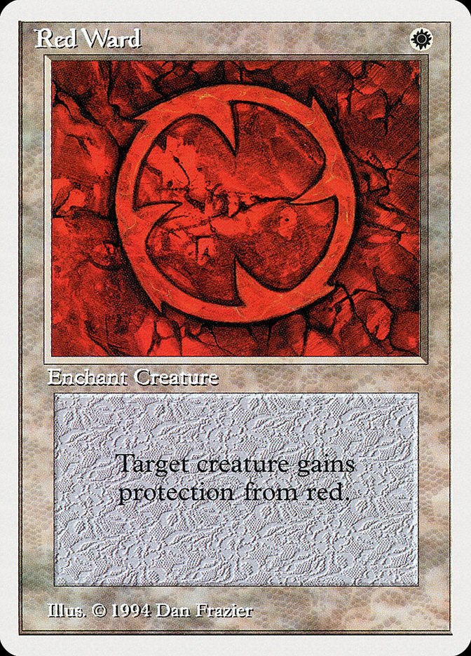 Red Ward [Summer Magic / Edgar] Magic: The Gathering