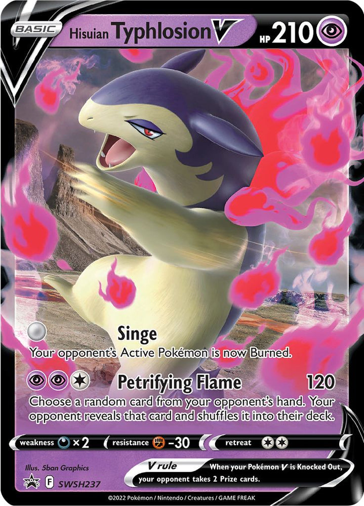 Hisuian Typhlosion V (SWSH237) [Sword & Shield: Black Star Promos] Pokémon