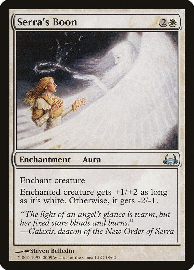 Serra's Boon [Duel Decks: Divine vs. Demonic] Magic: The Gathering