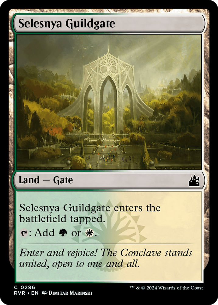 Selesnya Guildgate [Ravnica Remastered] Magic: The Gathering
