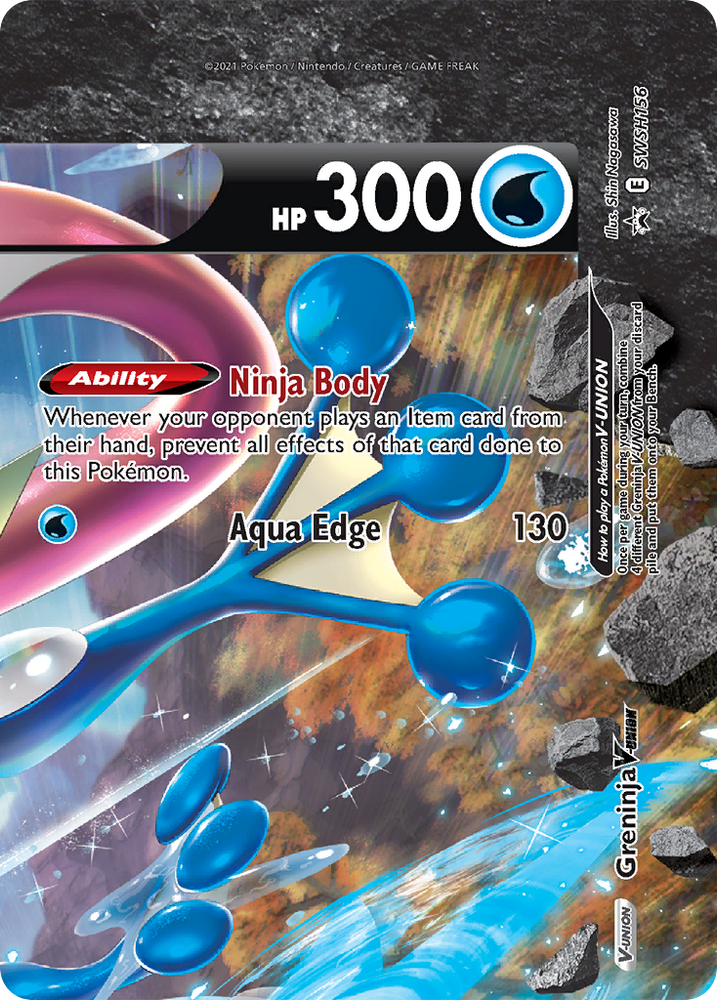 Greninja V-Union (SWSH156) [Sword & Shield: Black Star Promos] Pokémon