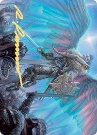 Resplendent Marshal Art Card (Gold-Stamped Signature) [Kaldheim Art Series] Magic: The Gathering