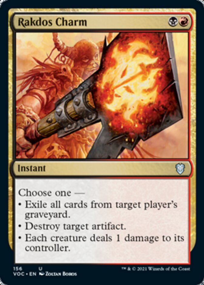 Rakdos Charm [Innistrad: Crimson Vow Commander] Magic: The Gathering
